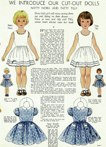 Nora and Tilly, Woman and Home, July 1955
