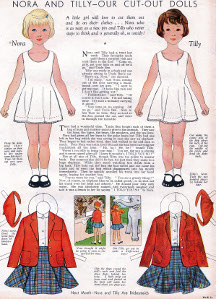 Nora and Tilly, Woman and Home, November 1955
