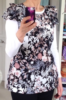 Sewaholic Penrell Blouse in Black/White Floral Javanaise Viscose