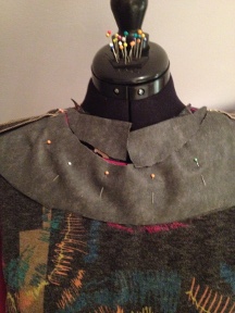 Cutting a wider neckline