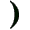 )