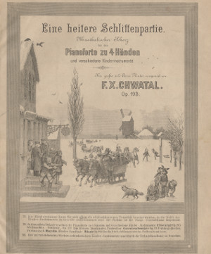 Eine heitere Schlittenpartie
